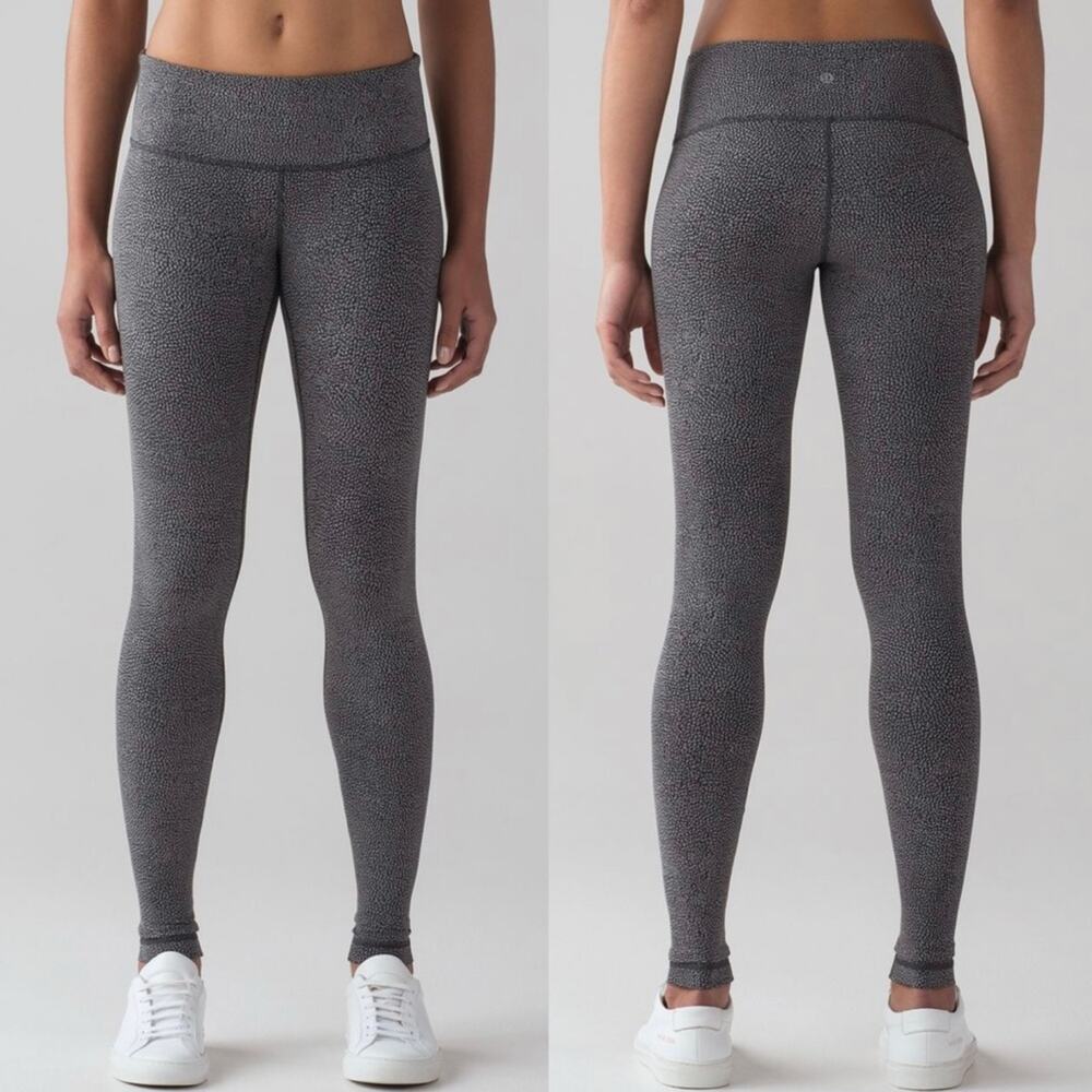 Lululemon Wunder Under Low-Rise Tight In Chakra Jacquard V1 Blk Battleship - 4